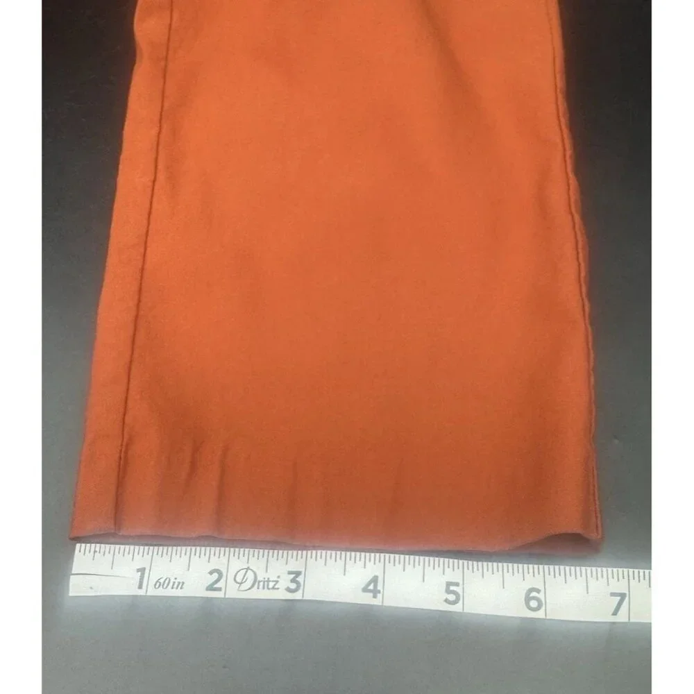 Nanette Lepore‎ Womens Burnt Orange Pull On Ankle Pants XL Casual Colorful